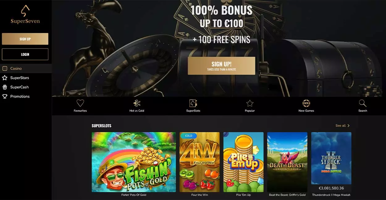 SuperSeven Casino - online games for CA